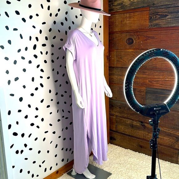 Entro, Lavender Maxi Dress, M - Picture 3 of 7